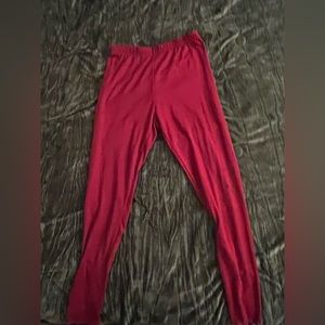 Red Leggings